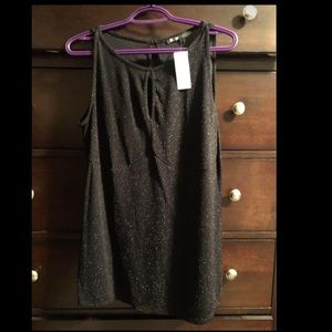 Plus size top with front keyhole